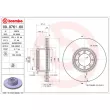 Jeu de 2 disques de frein arrière BREMBO 09.9761.60 - Visuel 2