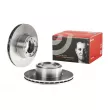 Jeu de 2 disques de frein arrière BREMBO 09.9761.60 - Visuel 1