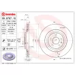 Jeu de 2 disques de frein arrière BREMBO 09.9767.11 - Visuel 2