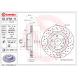 Jeu de 2 disques de frein arrière BREMBO 09.9768.1X - Visuel 2