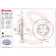 Jeu de 2 disques de frein avant BREMBO 09.9799.11 - Visuel 2