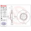 Jeu de 2 disques de frein avant BREMBO 09.9821.11 - Visuel 2