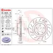 Jeu de 2 disques de frein avant BREMBO 09.9825.11 - Visuel 2