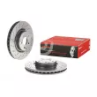 Jeu de 2 disques de frein avant BREMBO 09.9825.11 - Visuel 1