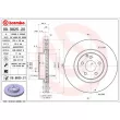 Jeu de 2 disques de frein avant BREMBO 09.9825.21 - Visuel 2