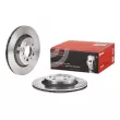 Jeu de 2 disques de frein arrière BREMBO 09.9827.10 - Visuel 1