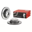 Jeu de 2 disques de frein arrière BREMBO 09.9869.81 - Visuel 1
