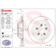 Jeu de 2 disques de frein arrière BREMBO 09.9871.11 - Visuel 2