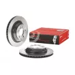 Jeu de 2 disques de frein arrière BREMBO 09.9871.11 - Visuel 1