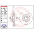Jeu de 2 disques de frein arrière BREMBO 09.9908.21 - Visuel 2