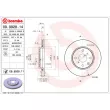 Jeu de 2 disques de frein avant BREMBO 09.9928.14 - Visuel 2