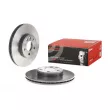 Jeu de 2 disques de frein avant BREMBO 09.9931.11 - Visuel 1