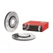 Jeu de 2 disques de frein avant BREMBO 09.9935.11 - Visuel 1