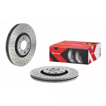Jeu de 2 disques de frein avant BREMBO 09.9935.1X
