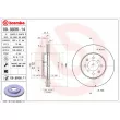 Jeu de 2 disques de frein avant BREMBO 09.9936.11 - Visuel 2