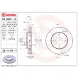 Jeu de 2 disques de frein avant BREMBO 09.9991.11 - Visuel 2