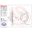 Jeu de 2 disques de frein avant BREMBO 09.9996.10 - Visuel 2
