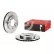 Jeu de 2 disques de frein avant BREMBO 09.9996.10 - Visuel 1