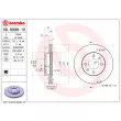 Jeu de 2 disques de frein avant BREMBO 09.9998.10 - Visuel 2