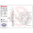 Jeu de 2 disques de frein avant BREMBO 09.A047.21 - Visuel 2