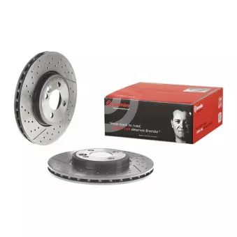 Jeu de 2 disques de frein avant BREMBO 09.A047.21