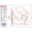 Jeu de 2 disques de frein avant BREMBO 09.A185.11 - Visuel 2