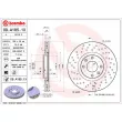 Jeu de 2 disques de frein avant BREMBO 09.A185.1X - Visuel 2