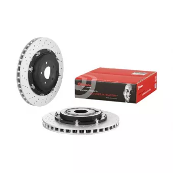 Jeu de 2 disques de frein arrière BREMBO 09.A190.13