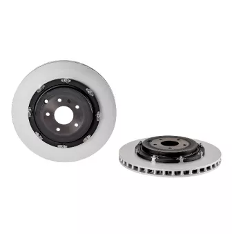 Jeu de 2 disques de frein arrière BREMBO 09.A190.23