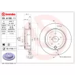 Jeu de 2 disques de frein arrière BREMBO 09.A198.11 - Visuel 2