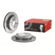 Jeu de 2 disques de frein arrière BREMBO 09.A198.11 - Visuel 1