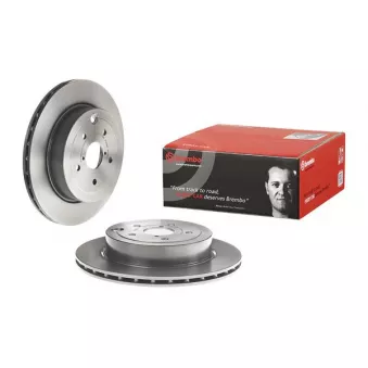 Jeu de 2 disques de frein arrière BREMBO 09.A198.11