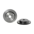 Jeu de 2 disques de frein arrière BREMBO 09.A198.1X - Visuel 2