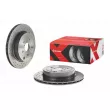 Jeu de 2 disques de frein arrière BREMBO 09.A198.1X - Visuel 1