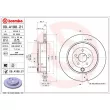 Jeu de 2 disques de frein arrière BREMBO 09.A198.21 - Visuel 2