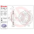 Jeu de 2 disques de frein arrière BREMBO 09.A200.1X - Visuel 2
