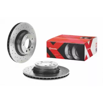 Jeu de 2 disques de frein avant BREMBO 09.A259.1X