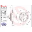 Jeu de 2 disques de frein arrière BREMBO 09.A270.11 - Visuel 2