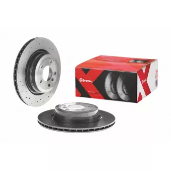 Jeu de 2 disques de frein arrière BREMBO 09.A270.1X