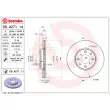 Jeu de 2 disques de frein avant BREMBO 09.A271.14 - Visuel 2