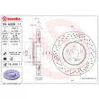 Jeu de 2 disques de frein arrière BREMBO 09.A326.11 - Visuel 2