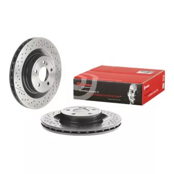 Jeu de 2 disques de frein arrière BREMBO 09.A326.11