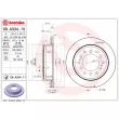 Jeu de 2 disques de frein arrière BREMBO 09.A334.11 - Visuel 2