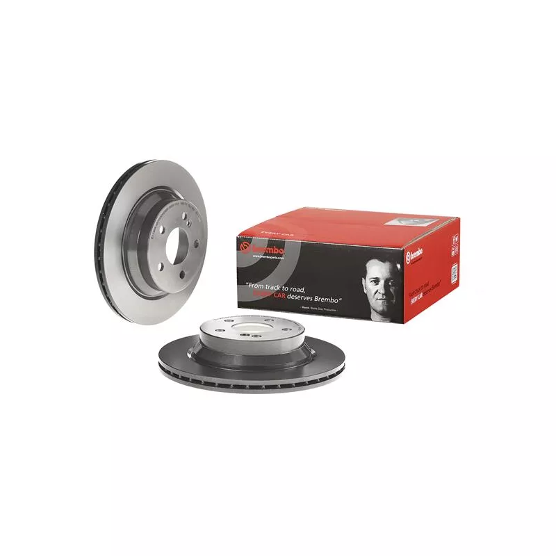 Jeu de 2 disques de frein arrière BREMBO 09.A358.11
