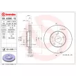 Jeu de 2 disques de frein avant BREMBO 09.A386.11 - Visuel 2