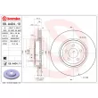 Jeu de 2 disques de frein avant BREMBO 09.A404.11 - Visuel 2