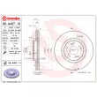 Jeu de 2 disques de frein avant BREMBO 09.A407.10 - Visuel 2