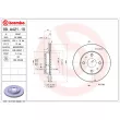 Jeu de 2 disques de frein avant BREMBO 09.A421.10 - Visuel 2