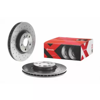Jeu de 2 disques de frein avant BREMBO 09.A427.1X