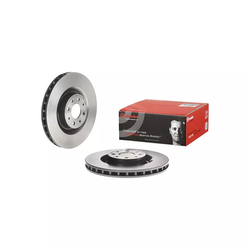 Jeu de 2 disques de frein avant BREMBO 09.A444.11